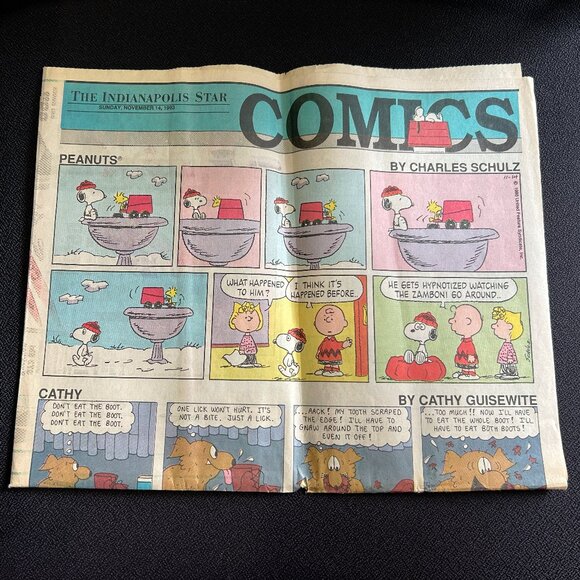 3 Vintage 1993 & 1996 Sunday Comics Funnies Indianapolis Star Newspaper Strips - Picture 7 of 16